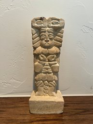 Small Stone Aztec Mayan Totem