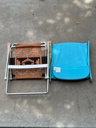 Pair Of Foldable Lawn Chairs