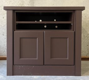 Small Brown Tv Stand With Storage