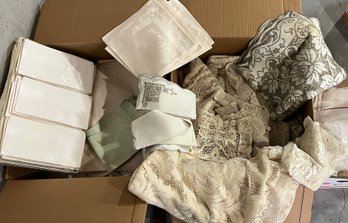 Boxes Full Of Linens