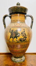 Geometric Period Ancient Greek Vase Hand Painted Copy