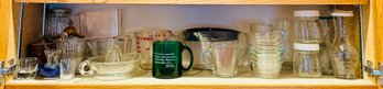 Assorted Kitchen Glassware - Pyrex Measuring Cups & Mini Bowls, Salsa Pitchers & More