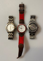 Trio Of Men's Watches - Seiko, Orvis, Timex