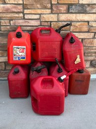 Set Of 8 Gas Cans