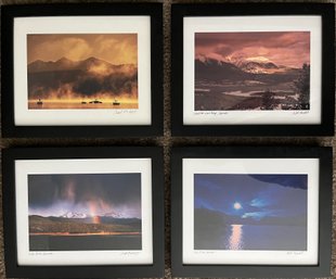 Set Of 4 Photographic Prints Signed By Artist Todd Powell