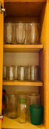 Cabinet Of Assorted Drinking Glassware And Cups