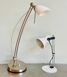 Pair Of Office Lamps, Incl. Vintage Tensor Lamp