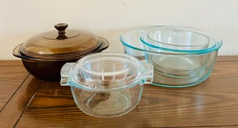Pyrex Dishwater And Mixing Bowl Lot