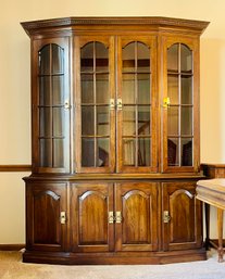 Pennsylvania House Lighted Hutch Display Cabinet