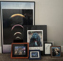 Lot Of Framed Wall Decor - Photos, Prints, And More