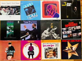 Lot Of LP Records 33rpm Including Jimmy Smith, W.C. Fields, Henry Mancini & More