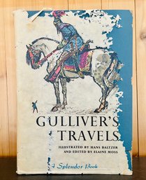 Vintage Illustrated Gullivers Travels Book