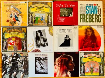 Lot Of LP'S Vinyl Records Including Bonnie Koloc, Stan Freberg, Richard Strauss & More