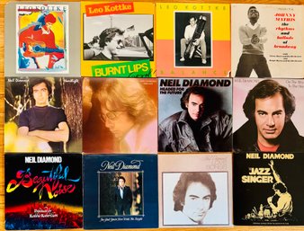 Lot Of LP'S Vinyl Records Including Neil Diamond, Leo Kottke, Johnny Mathis & More