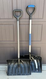 Pair Of Suncast Snow Shovels