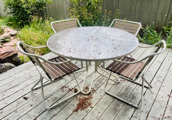 Patio Set With 4 Chairs