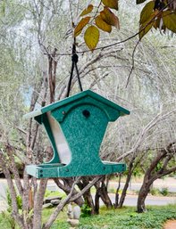 Green Bird Feeder