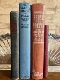 Books - Vintage Prose, Poetry, And Verse