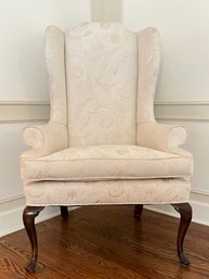 Ivory Wingback Arm Chair