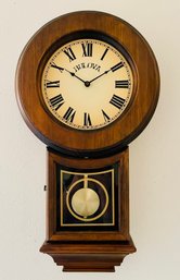 Vintage Bulova Wooden Wall Clock