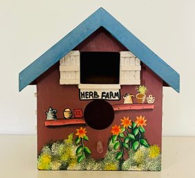 Wooden Hand Painted Decorative Bird House