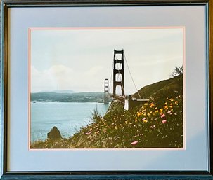 Framed Photograph Golden Gate To Dreams 1980, Signed By Artist