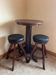 Bar Height Table And Two Stools