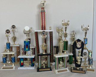Large Collection Of Trophies