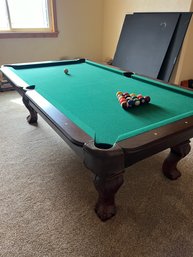 Sportcraft Billiard Table With Brunswick Table Tennis Topper