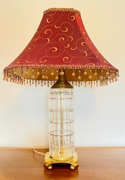 Dresden Cut Crystal Lamp