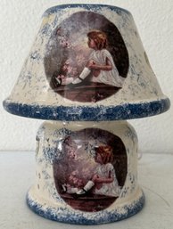Vintage Ceramic Tealight Lamp