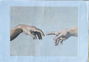 Creazione Di Adamo By Michelangelo Edizioni Musei Vaticani Poster Print