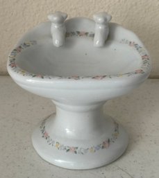 Vintage Ceramic Pedestal Sink Soap Holder