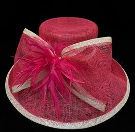 Nordstrom Coral Fashion 100 Percent Straw Hat