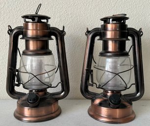 Pair Of Vintage Style Lanterns