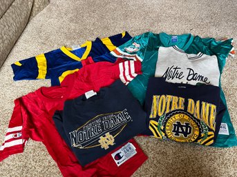 Vintage Children's Clothes - Notre Dame, Miami Dolphins And Misc Jerseys