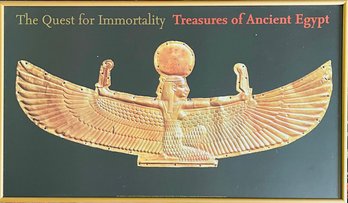 The Quest For Immortality Treasures Of Ancient Egypt Poster In Frame