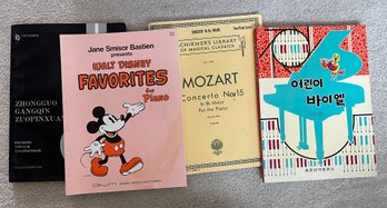 Huge Collection Of Music Sheet Books Including Walt Disney Favorites