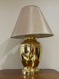 Gold Tone Table Lamp