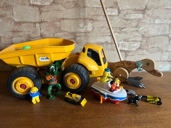 Little Tikes Dump Truck, Wooden Walking Duck, Sesame Street Yacht And More