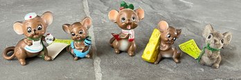 Large Collection Of Josef Original Mice Figurines
