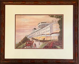 Jim Williams Framed Artwork Grand Hotel, The Early Years