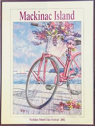 Mackinac Island Lilac Festival 2002 Poster, Framed