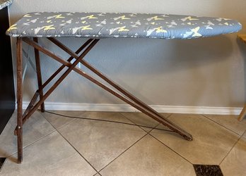 Wooden Ironing Board With Butterfly Designs