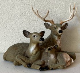 Deer Family Statue