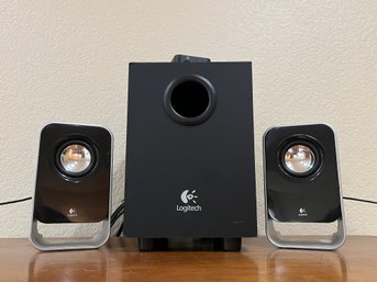 Logitech Subwoofer And Speakers