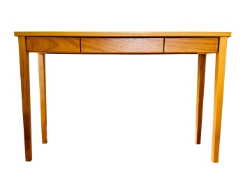 Bow Front Modernist Entry Console Table