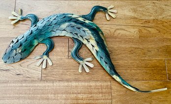 Metal Lizard Outdoor/Indoor Decor