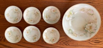 Royal Rudolstadt Prussia Serving Bowl And Saucer Set