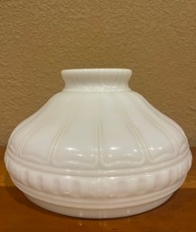 Vintage Milk Glass Lampshade Or Possibly Oil Lamp Chimney Shade
